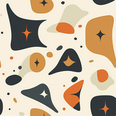 Abstract Shapes seamless pattern