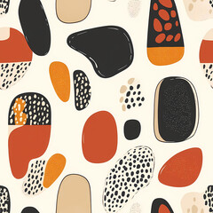 Abstract Shapes seamless pattern