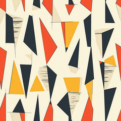 Abstract Shapes seamless pattern