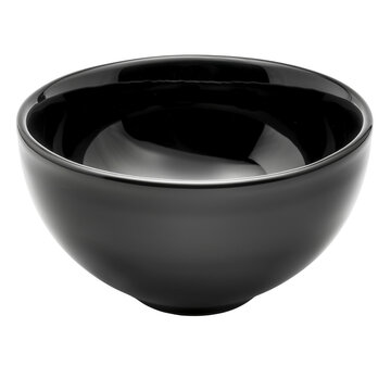 recommend clip art: Black ceramic bowl clip art