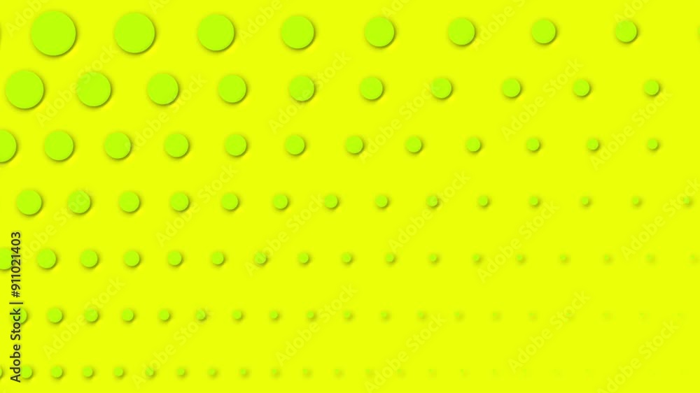 Aufkleber abstract dot circle pattern animated waving background looping animation.