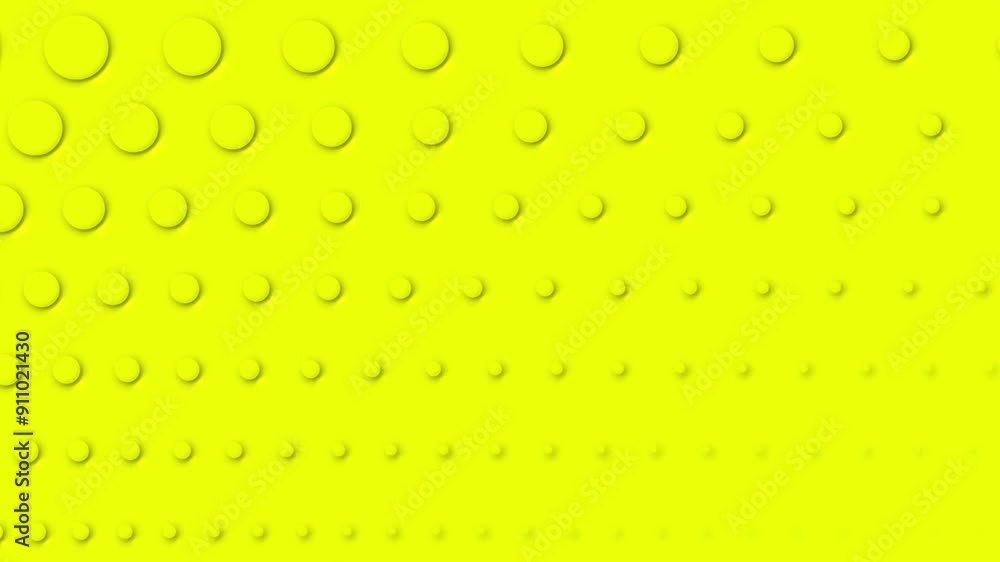 Aufkleber abstract dot circle pattern animated waving background looping animation.