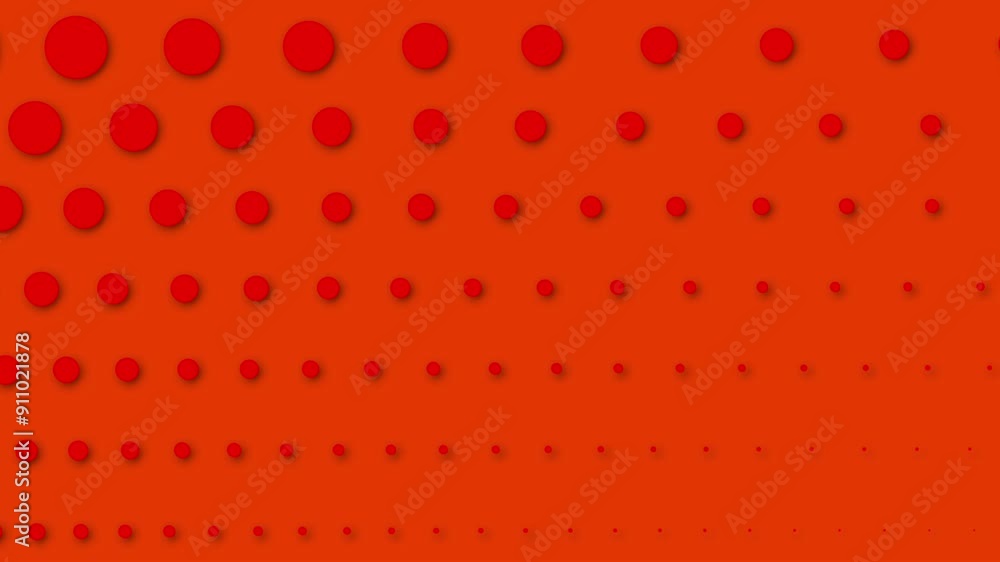 Aufkleber abstract dot circle pattern animated waving background looping animation.