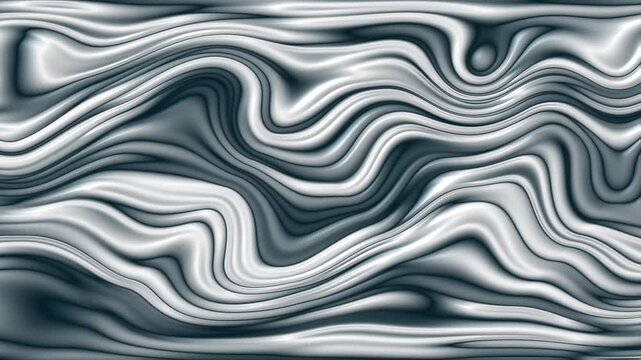 swirling liquid chrome dark fluid abstract texture.