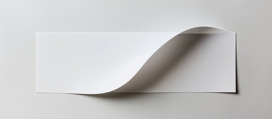 Obraz premium Isolated white sheet of paper with clipping path for copy space image.