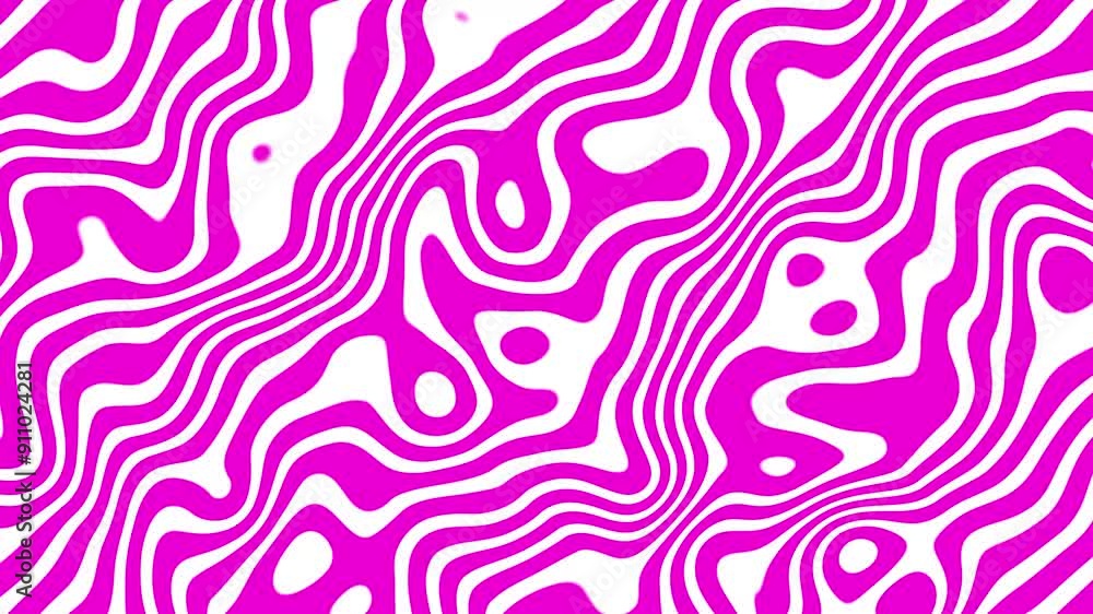 Aufkleber abstract lines wave ,abstract flowing waves seamless loop.