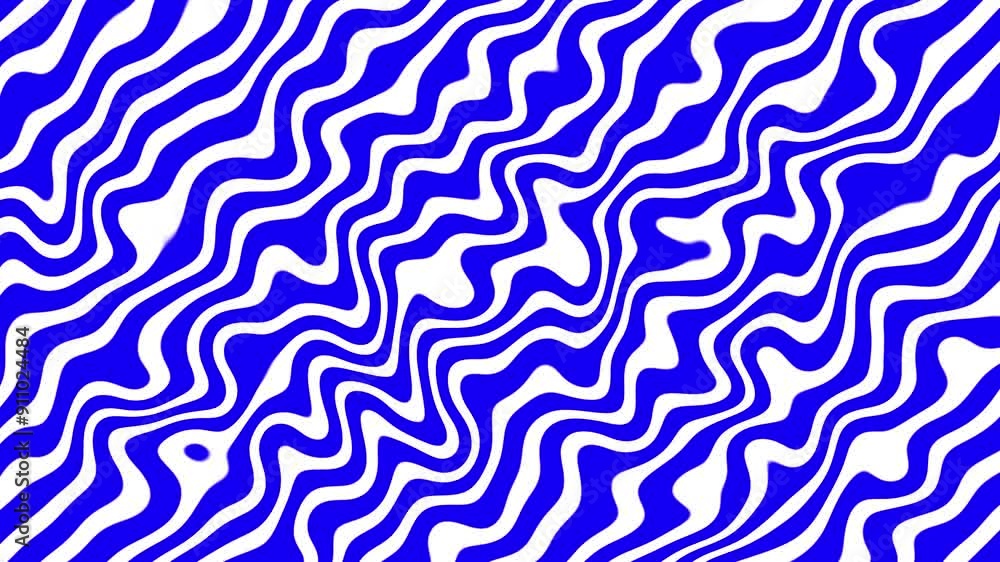 Aufkleber abstract lines wave ,abstract flowing waves seamless loop.