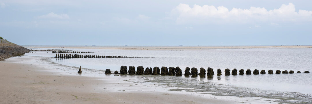  Groyne on sandy beach