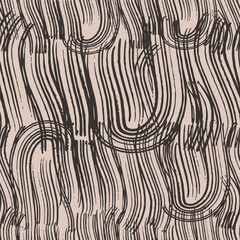 Abstract seamless pattern with hand drawn textures. Vector background.