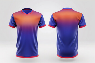 blue jersey template for team club, jersey sport, front and back, Tshirt mockup sports jersey template design for football soccer, racing, gaming, sports jersey