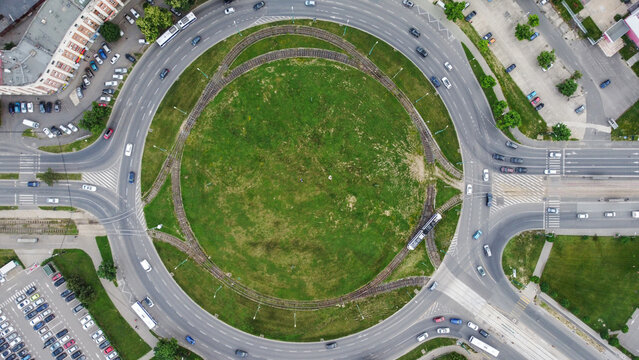 Timisoara city roundabout