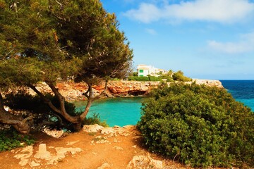 Cala Morlanda on the island of Mallorca in the Balearic archipelago in the Mediterranean Sea.