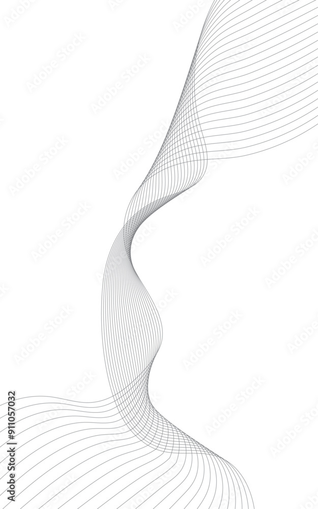 Poster vector abstract vector wave background wavy lines vector illustration