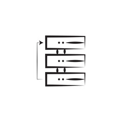 vector illustration of mascot icon in business, business