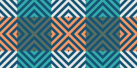 Vector illustration geometric seamless pattern