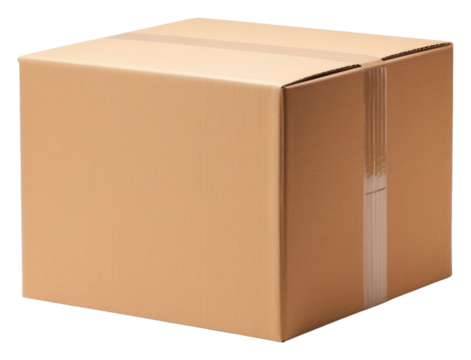 PNG Parcel box cardboard carton white background.