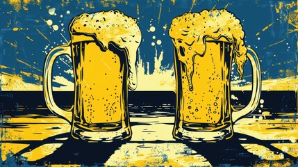 Promotional poster for beer festival