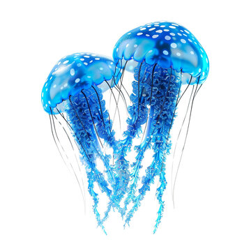 recommend clip art: Blue jellyfish clip art