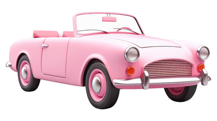PNG Convertible vehicle pink car.