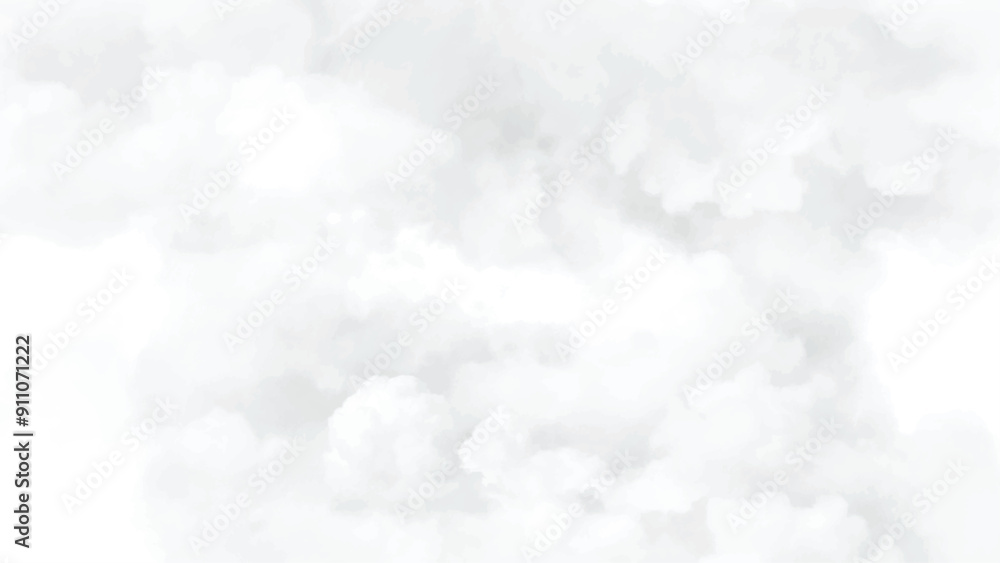 Wall mural nature sky beautiful white and white clouds texture background. vector. background with clouds on bl