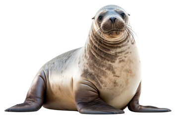 PNG Seal animal mammal white background.