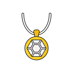 Obraz premium Necklace vector icon