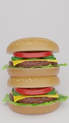 Large Size Hamburger