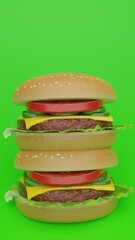 Large Size Hamburger