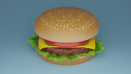 large size burger