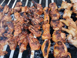 grilled chicken legs