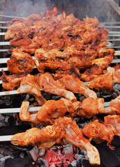 grilled chicken legs