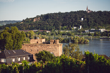 Obraz premium Brömersburg in Rüdesheim, August 2024