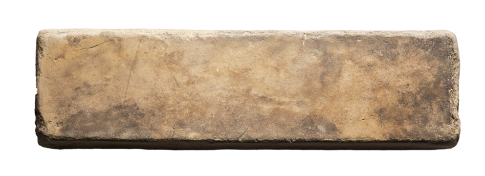 old stone sign board plate weathered ancient blank stone brick cut out