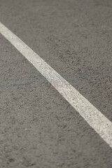 Gray asphalt texture with line