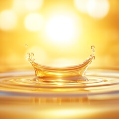 Minimalist product on podium stand, European design, sunrise, closeup