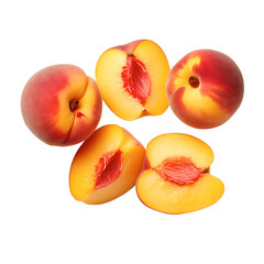 Peache isolated on a white background