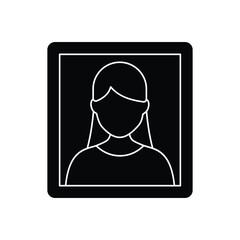 Portrait vector icon