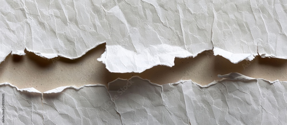Poster message for feedback illustrated on torn white paper against cardboard background symbolic represent