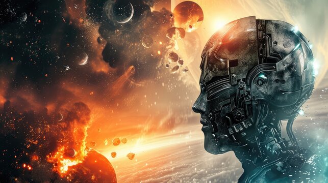 Futuristic AI Control and Galactic Expansion