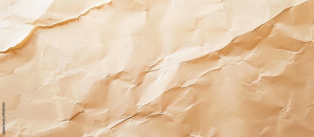 Poster beige or eggnog paper texture background with space for placing an image. copy space image. place fo