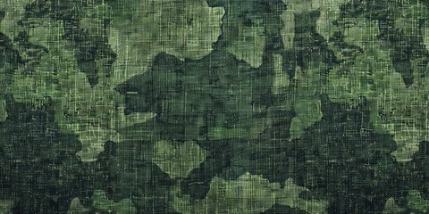 Fototapeta premium Vibrant Green Camouflage Pattern