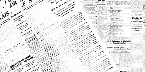 Rough vector background abstract grunge texture old vintage newspaper.