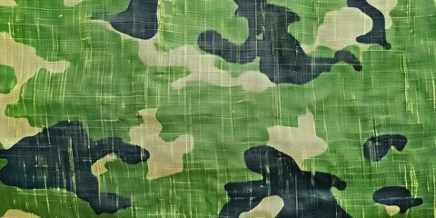 Fototapeta premium Digital Green Camouflage Design