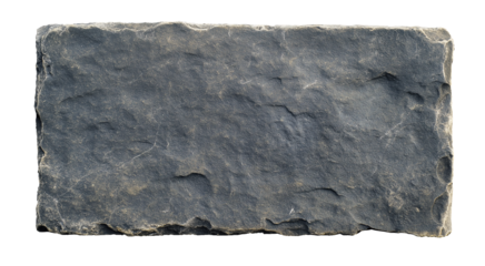 old granite stone sign board plate weathered ancient blank stone brick cut out