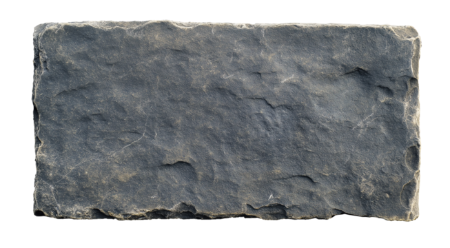 old granite stone sign board plate weathered ancient blank stone brick cut out