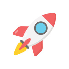 Rocket vector icon