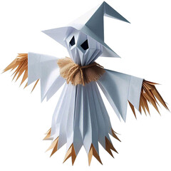 Origami of scarecrow ghost