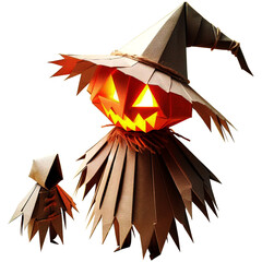 Origami of scarecrow ghost