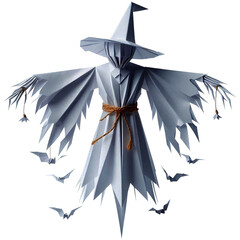 Origami of scarecrow ghost