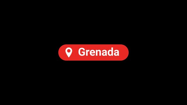 Grenada Location Title Animation